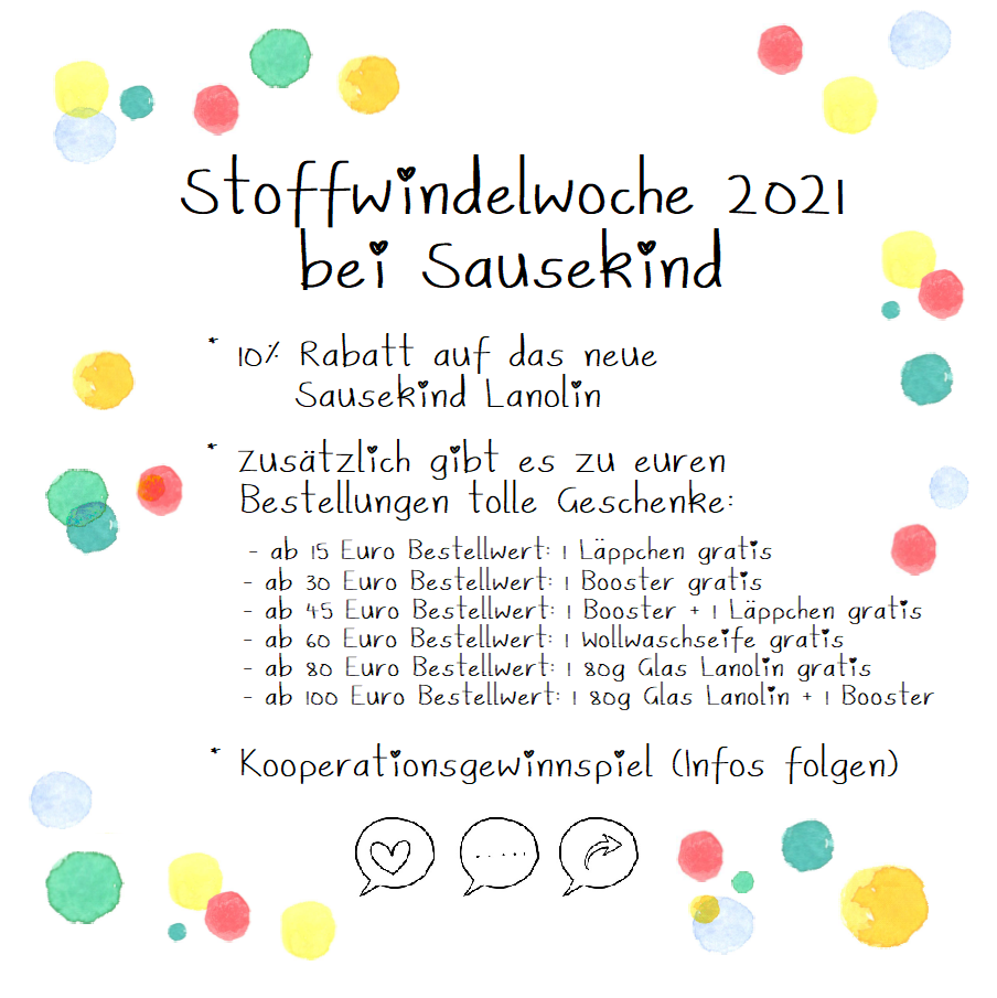 Stoffwindelwoche 2021 bei Sausekind