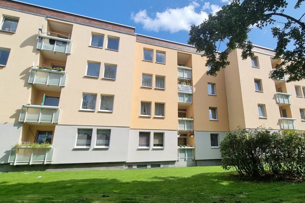 Die Fassade eines Mehrfamilienhauses warf bei der Kulturelli Rätsel auf.